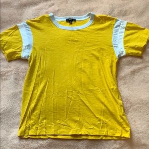 J crew yellow tshirt